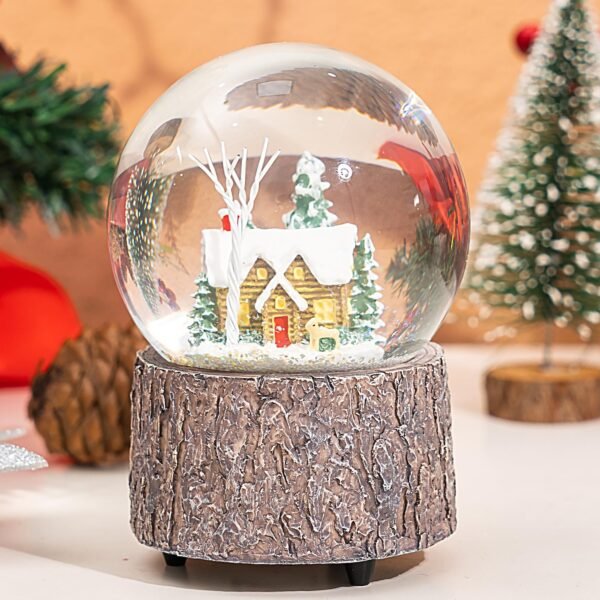 Boulle de neige lumineuse